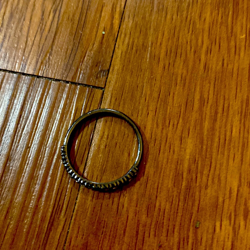 Black with Jems ring